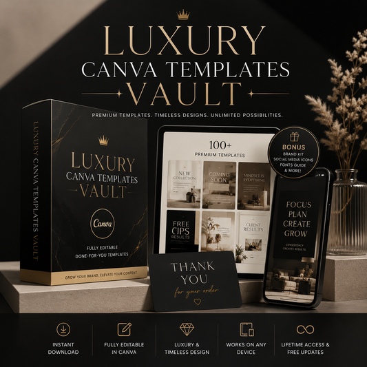 Luxury Canva Templates Vault